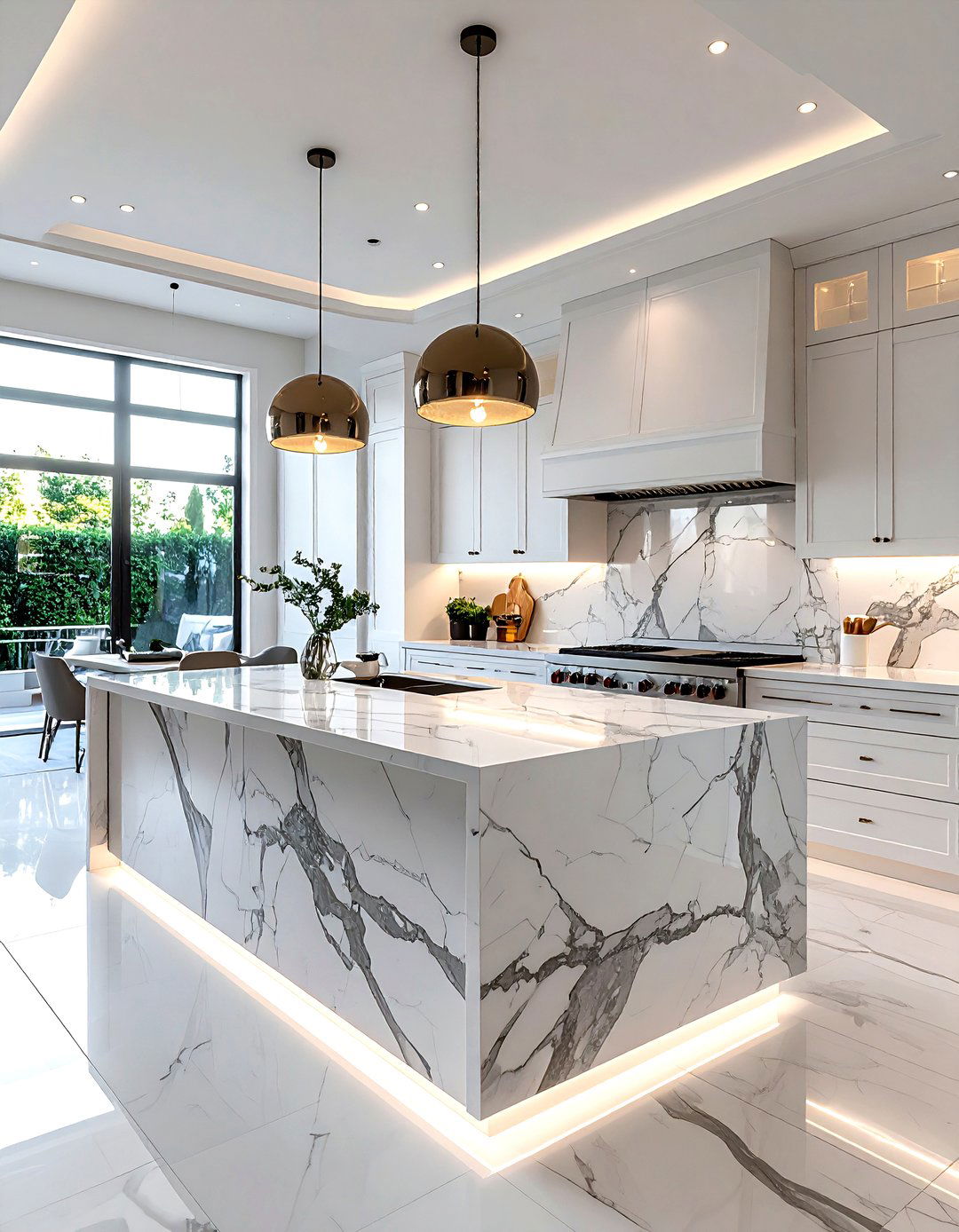 Marble Countertop Kitchen - 30 kitchen heart of the home ideas