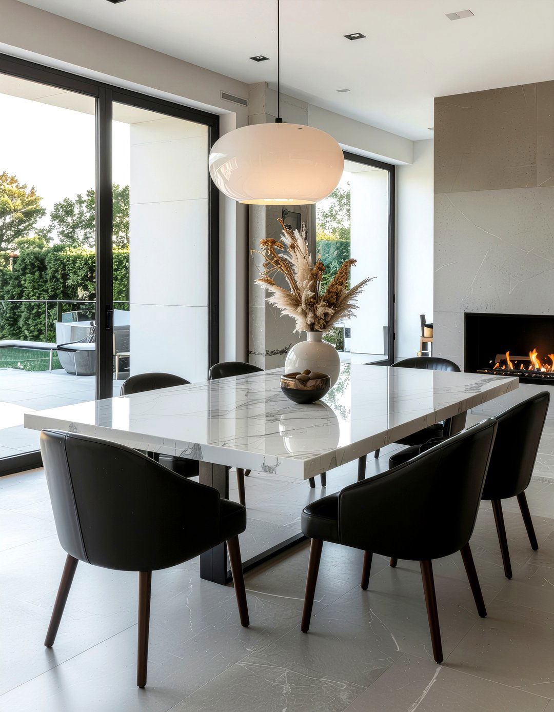 Marble Dining Room Table - 30 award-winning dining room ideas