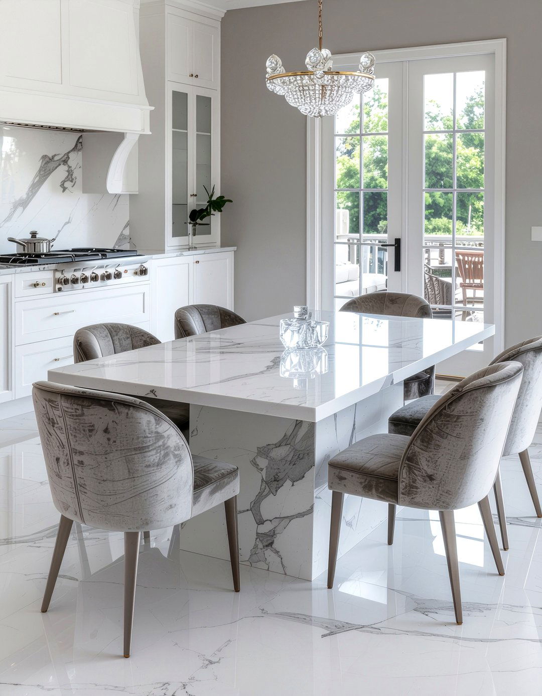 Marble Dining Table - 30 dining room statement piece ideas