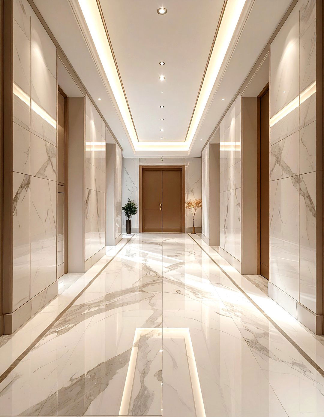 Marble Door Frame - 30 marble accent ideas