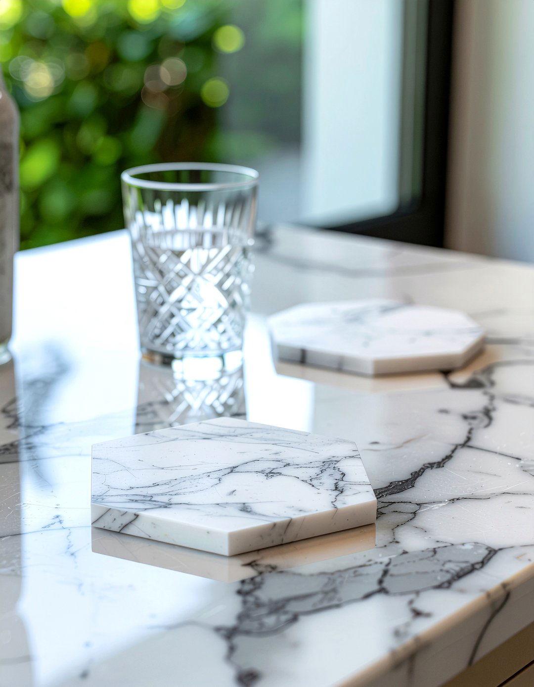 Marble Drink Coasters - 30 dining room must-haves
