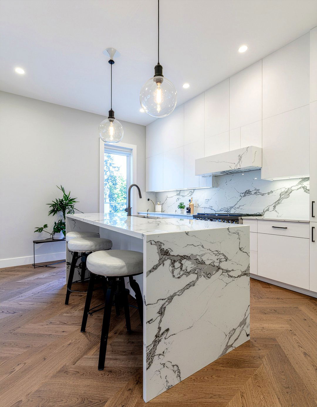 Marble Effect Kitchen Wallpaper - 30 kitchen wallpaper ideas