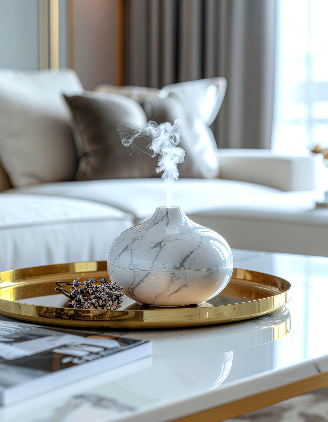 Marble Essential Oil Diffuser - 30 living room essential oil diffusers