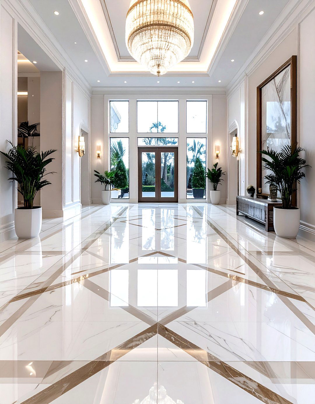 Marble Floor Inlay - 30 marble accent ideas