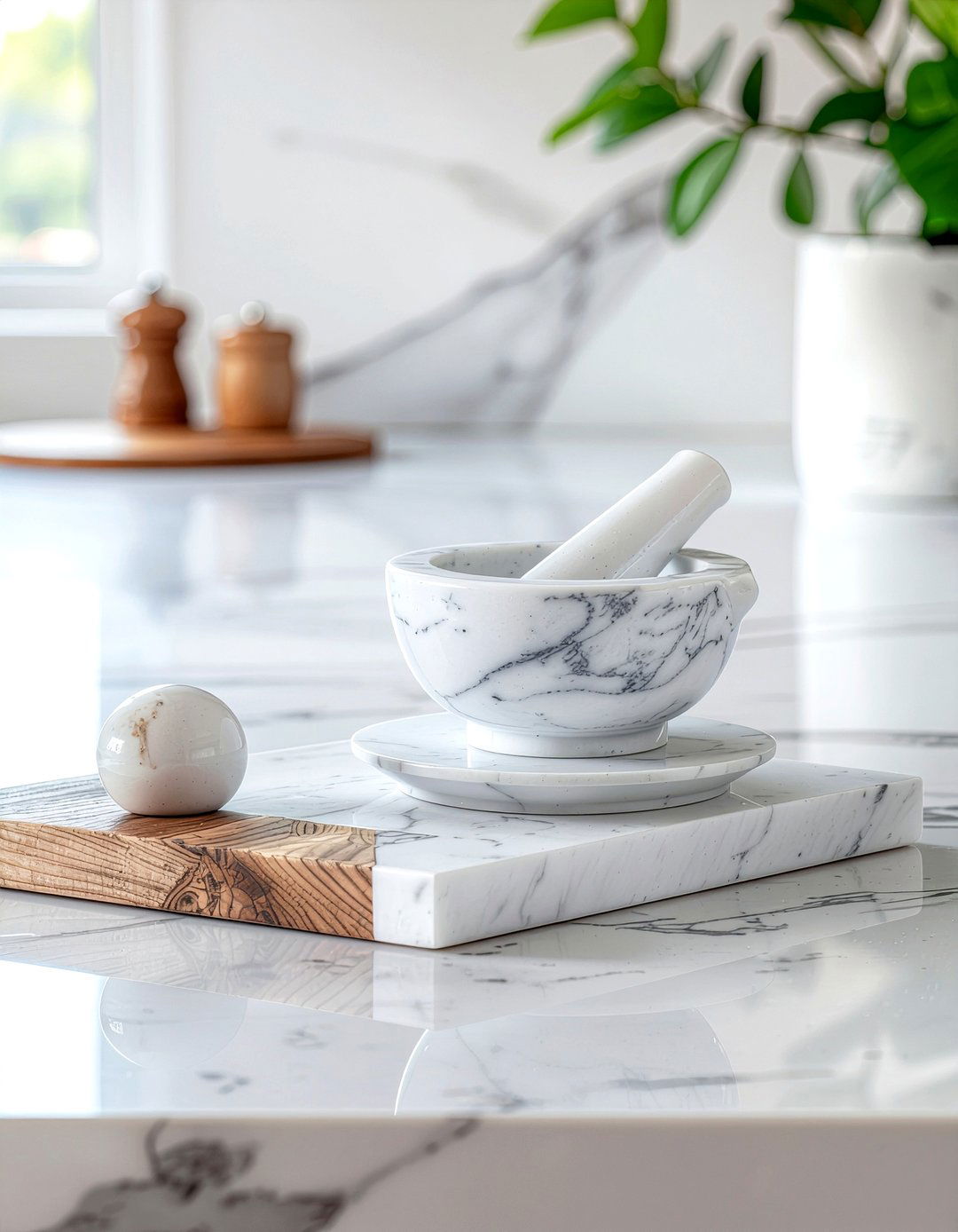Marble Kitchen Accessories - 30 effortless decor ideas