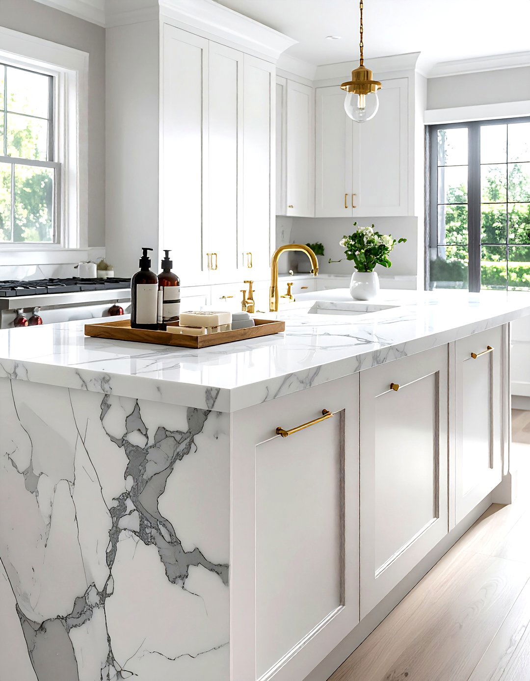 Marble Kitchen Countertops - 30 kitchen entertaining ideas