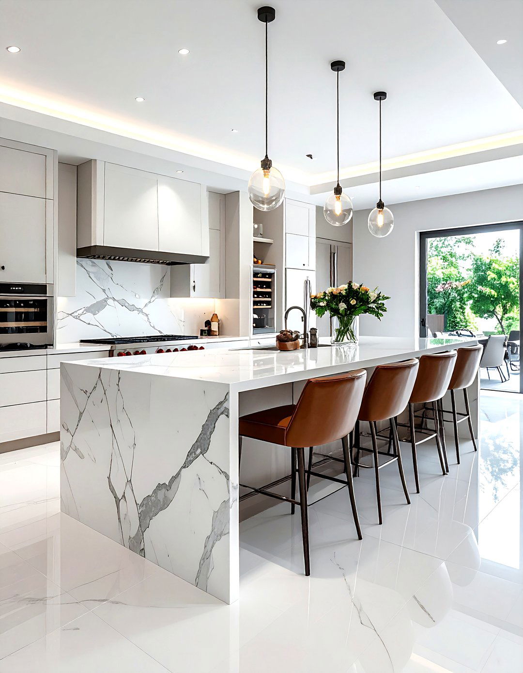 Marble Kitchen Island With Seating - 30 marble kitchen island ideas