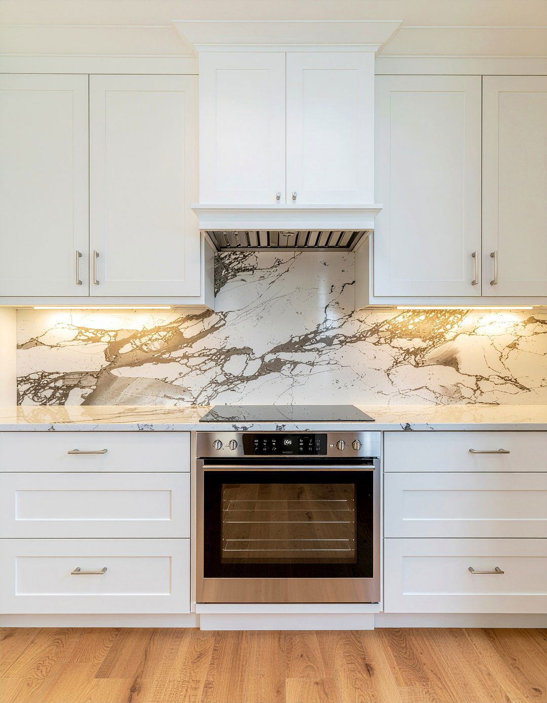 Marble Look Quartz Backsplash - 30 quartz backsplash kitchen ideas