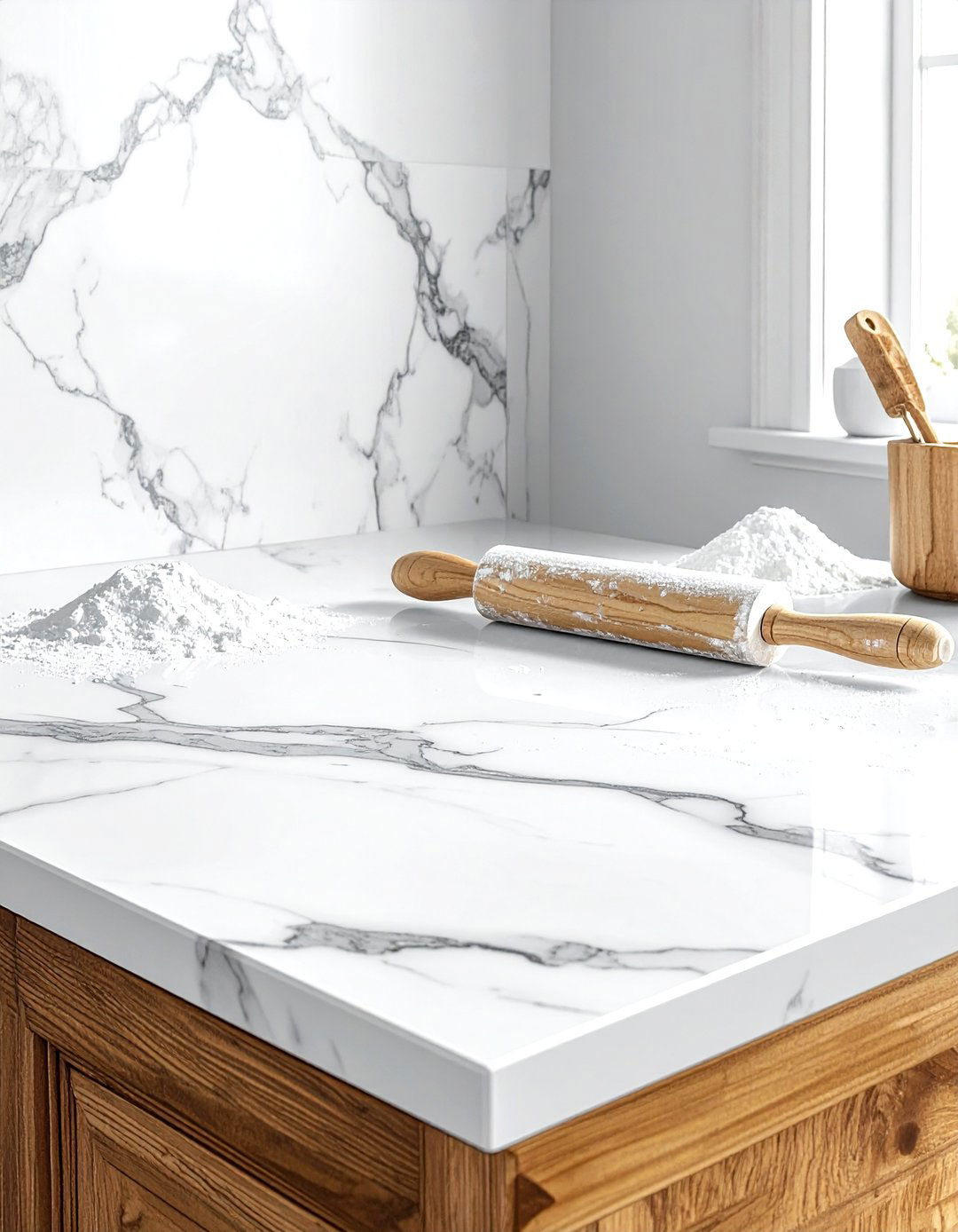 Marble Pastry Slab - 30 vintage kitchen ideas