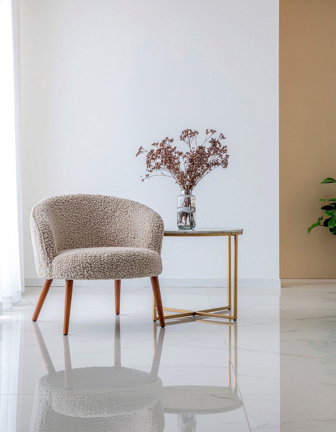 Marble Side Table Living Room - 30 cozy texture living room ideas