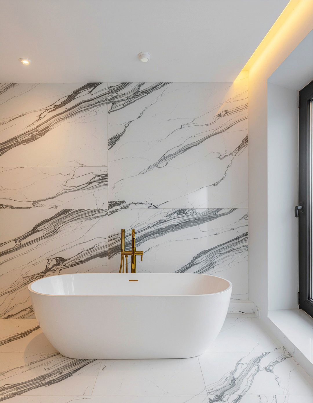 30 Large Format Tile Bathroom Ideas for a Sleek Modern Look