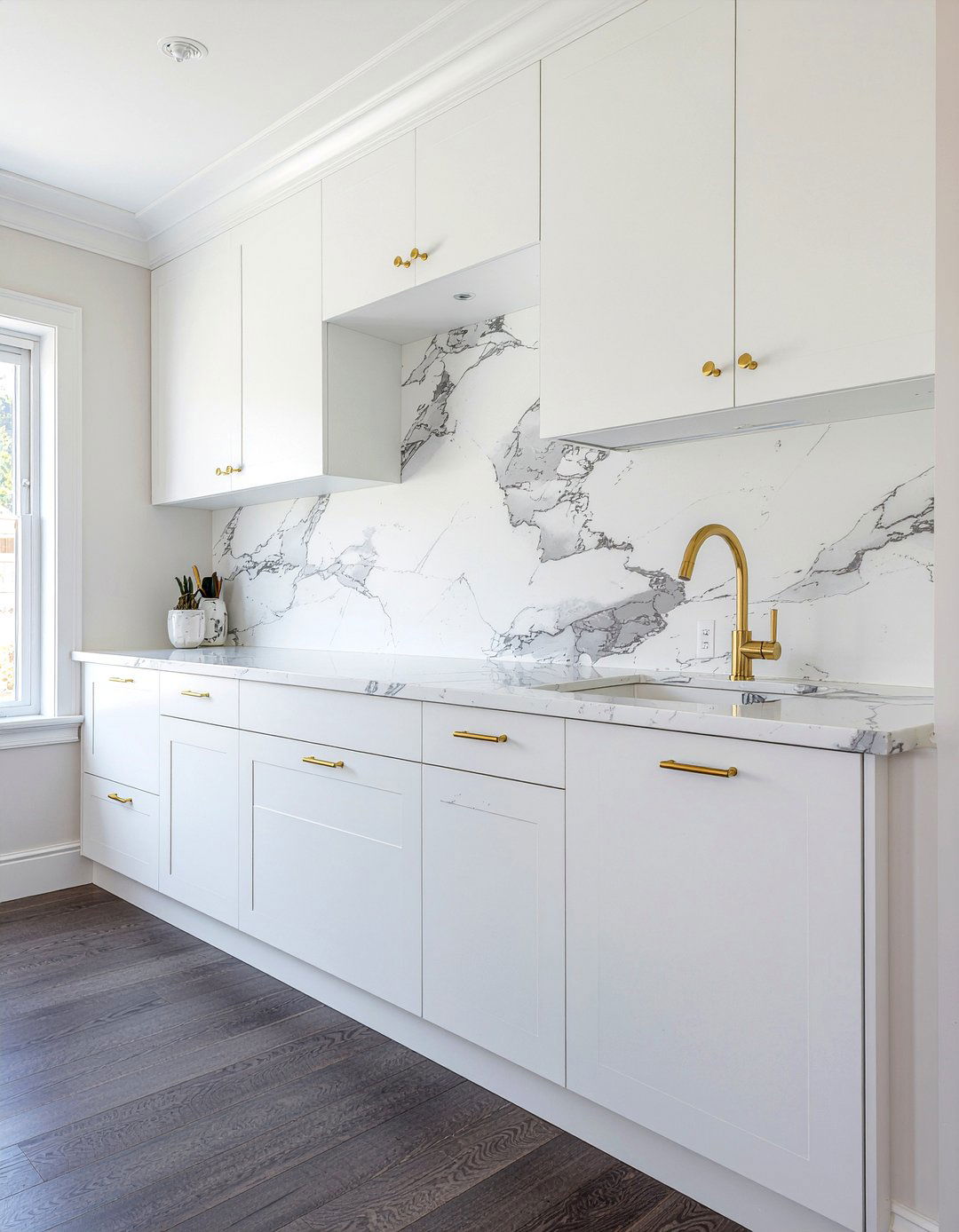 Marble Slab Kitchen Wall - 30 kitchen accent wall ideas