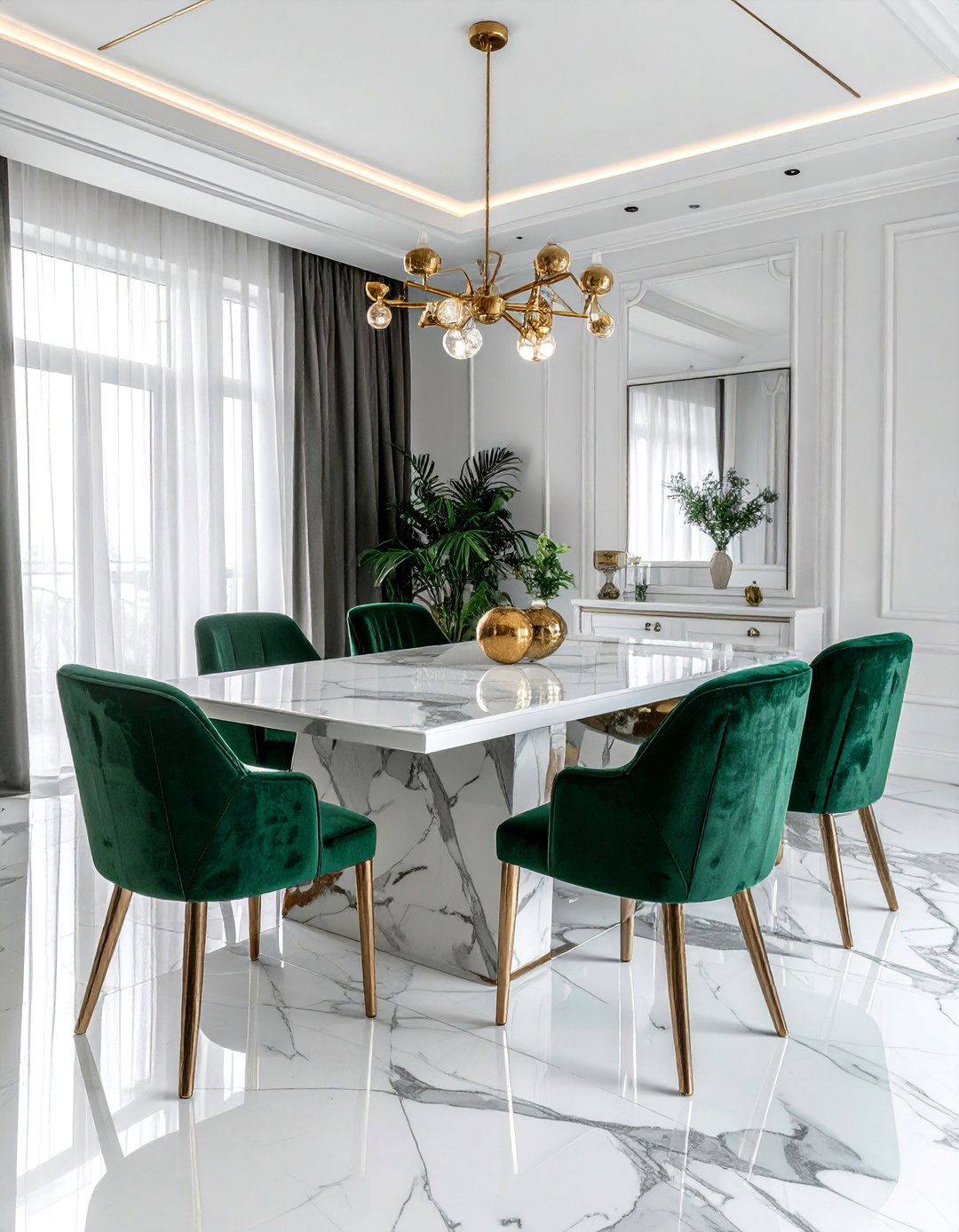 Marble Table Dining Room - 30 standout dining room ideas