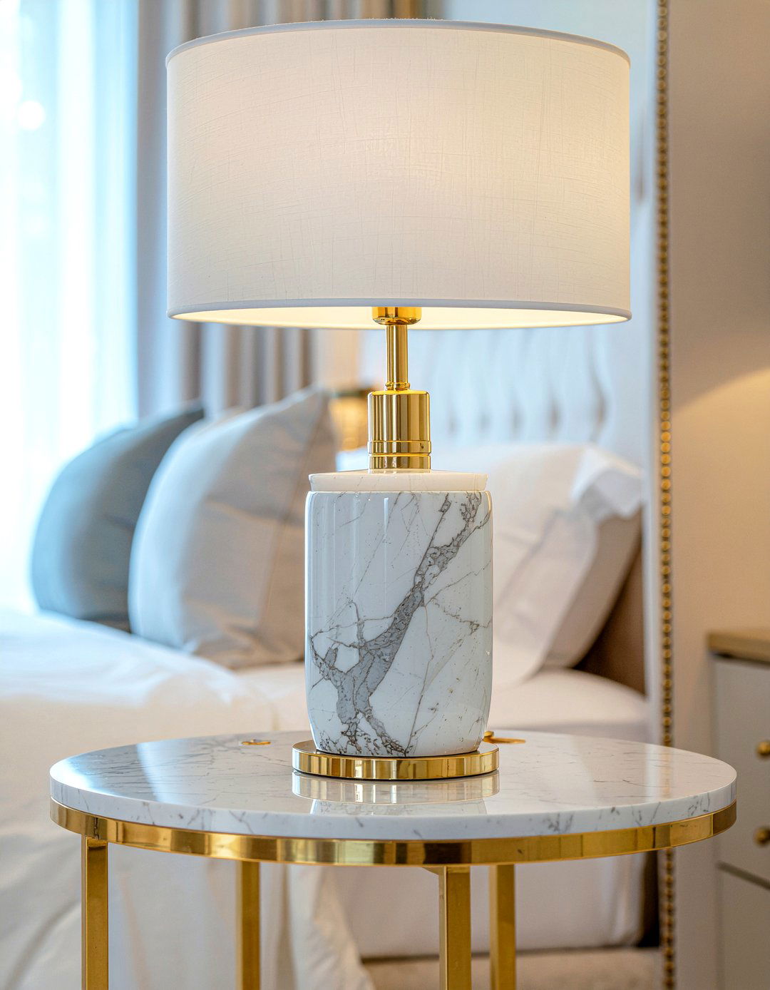 Marble Table Lamp - 30 bedroom table lamps