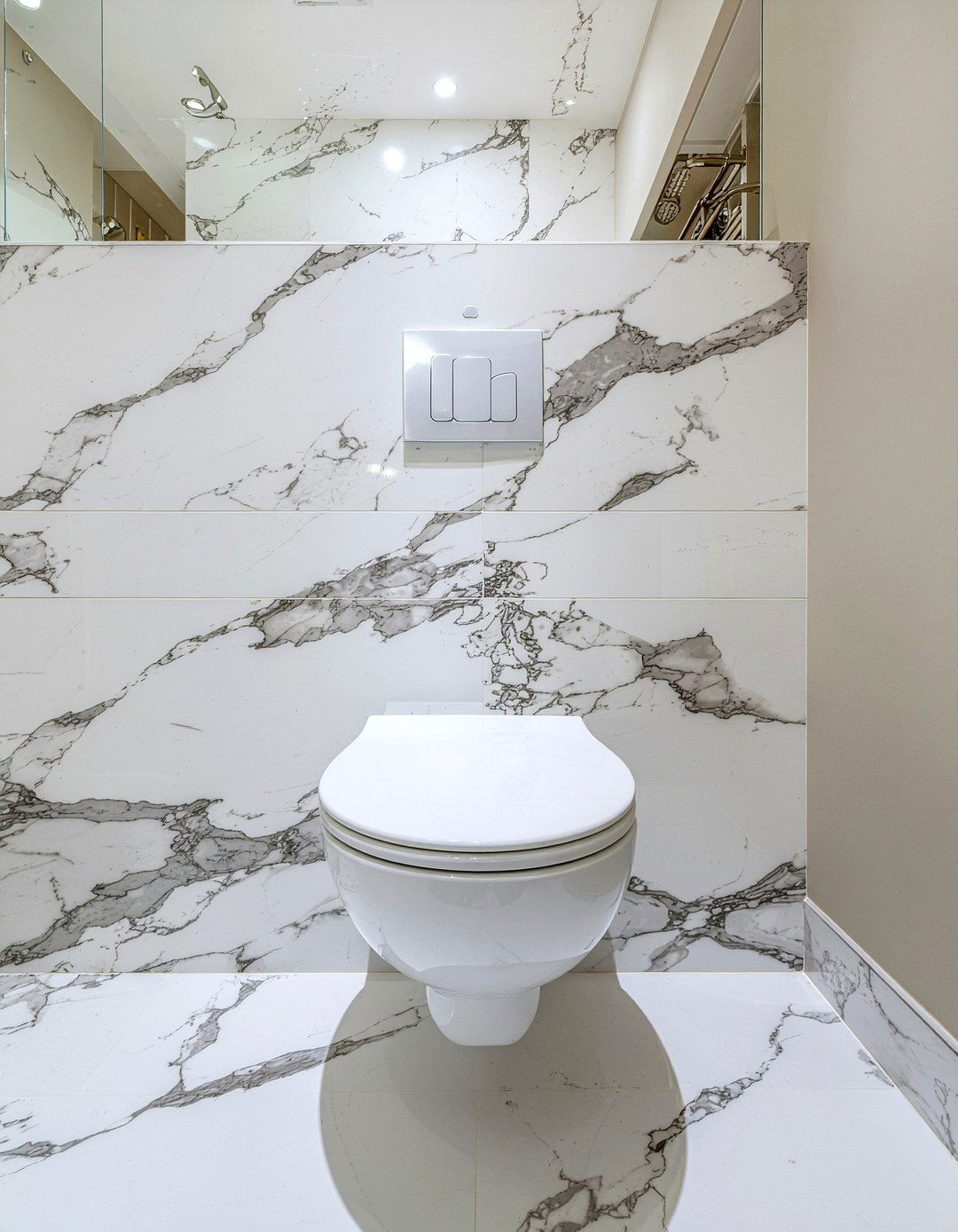 Marble Toilet Wall - 30 bathroom toilet ideas