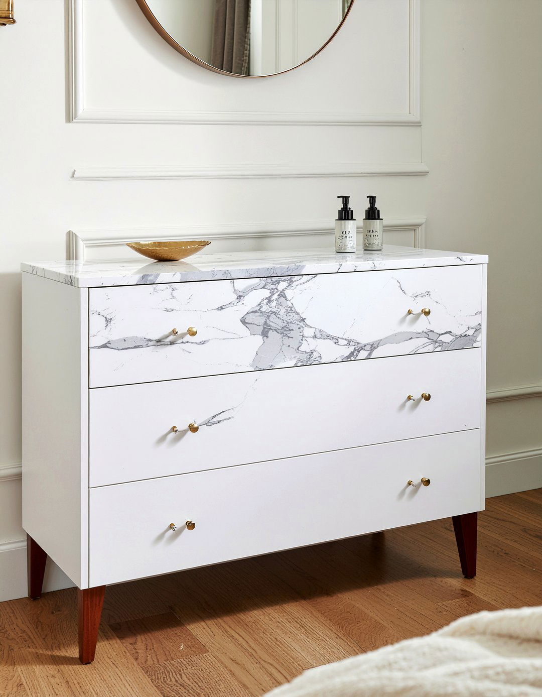 Marble Top Dresser - 30 bedroom dresser ideas