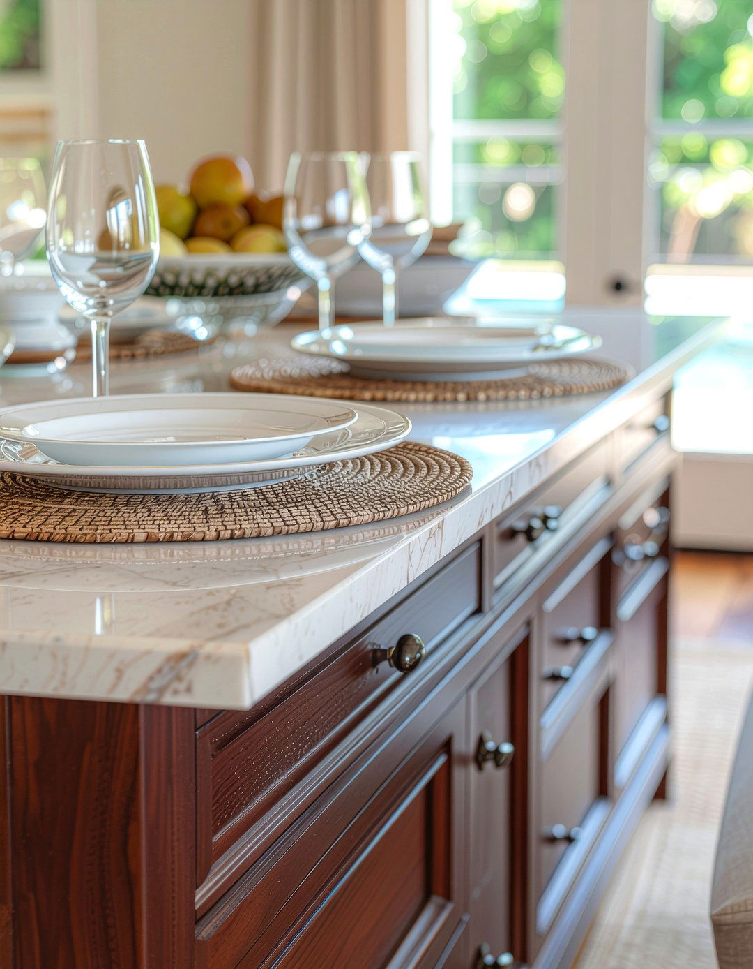 Marble Top Sideboard - 30 secondhand dining room ideas