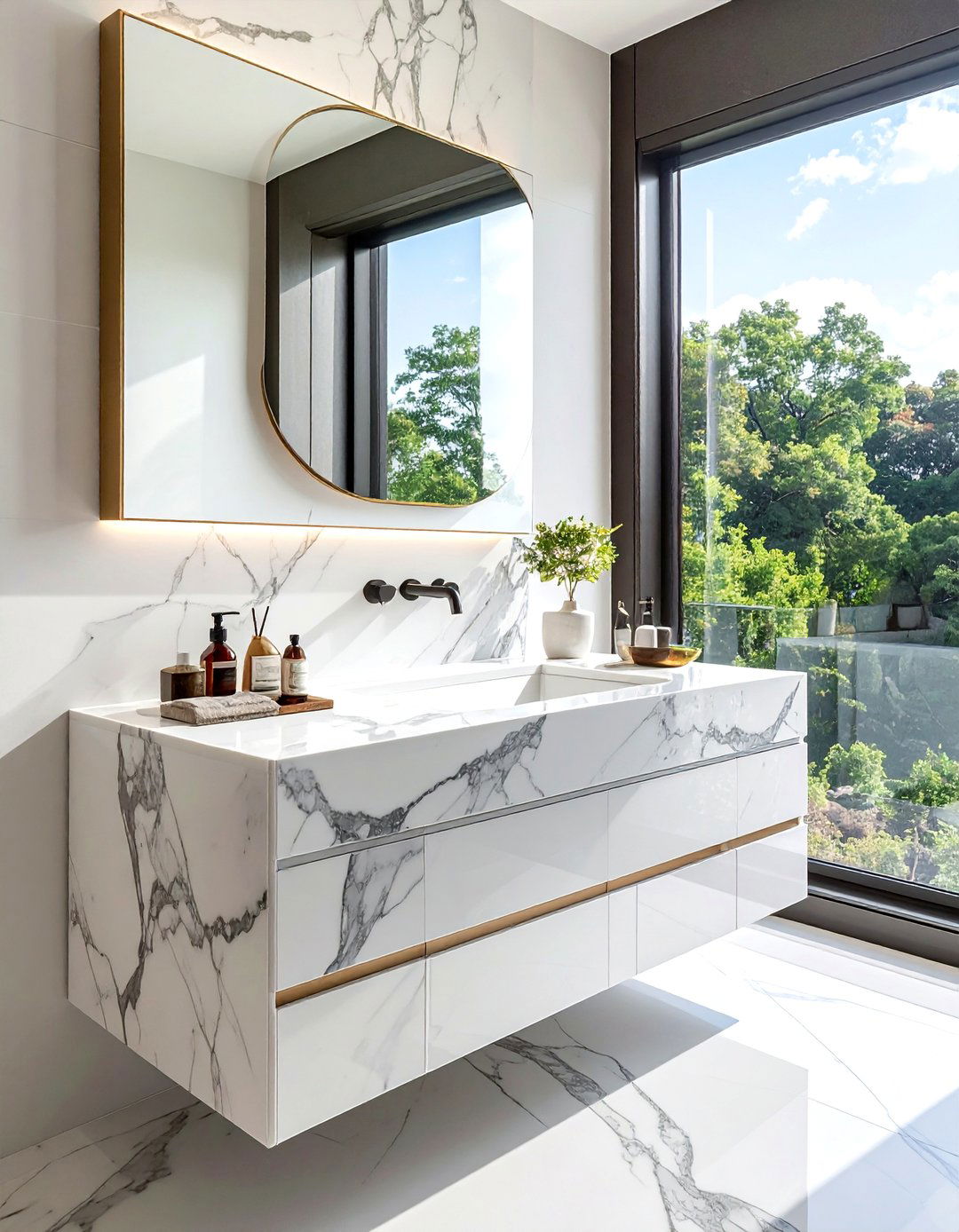 Marble Vanity Top - 30 updated classic bathroom ideas