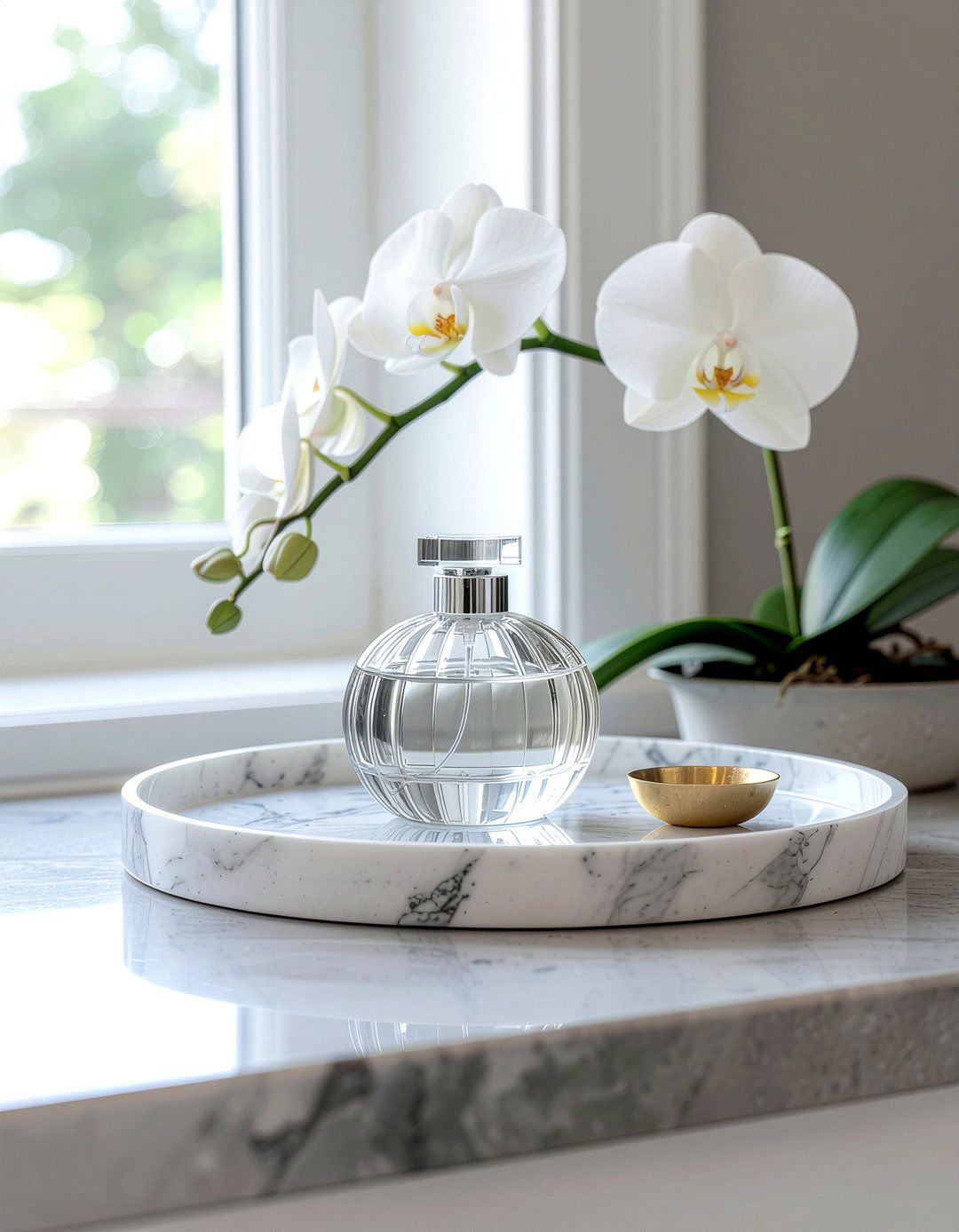 Marble Vanity Tray - 30 bathroom final detail ideas