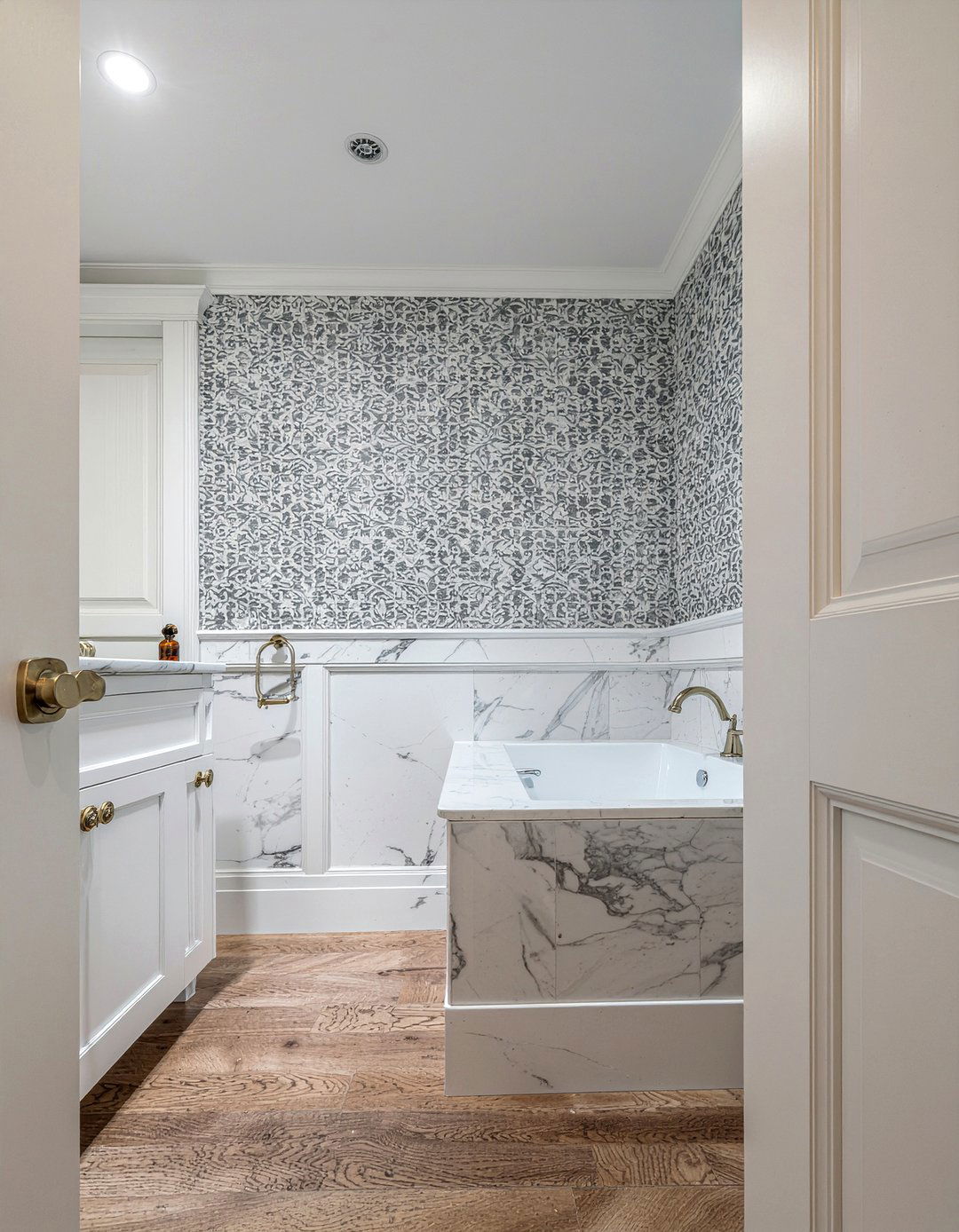 Marble Wainscoting Bathroom - 30 marble bathroom ideas