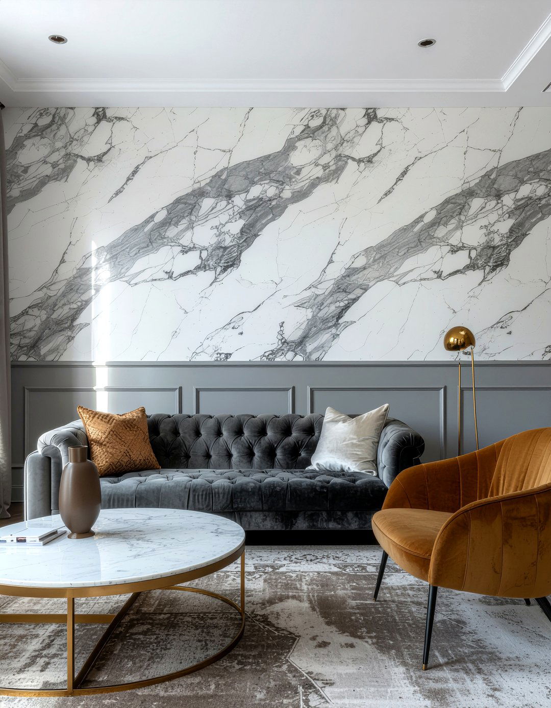 Marble Wallpaper - 30 living room textured wallpapers