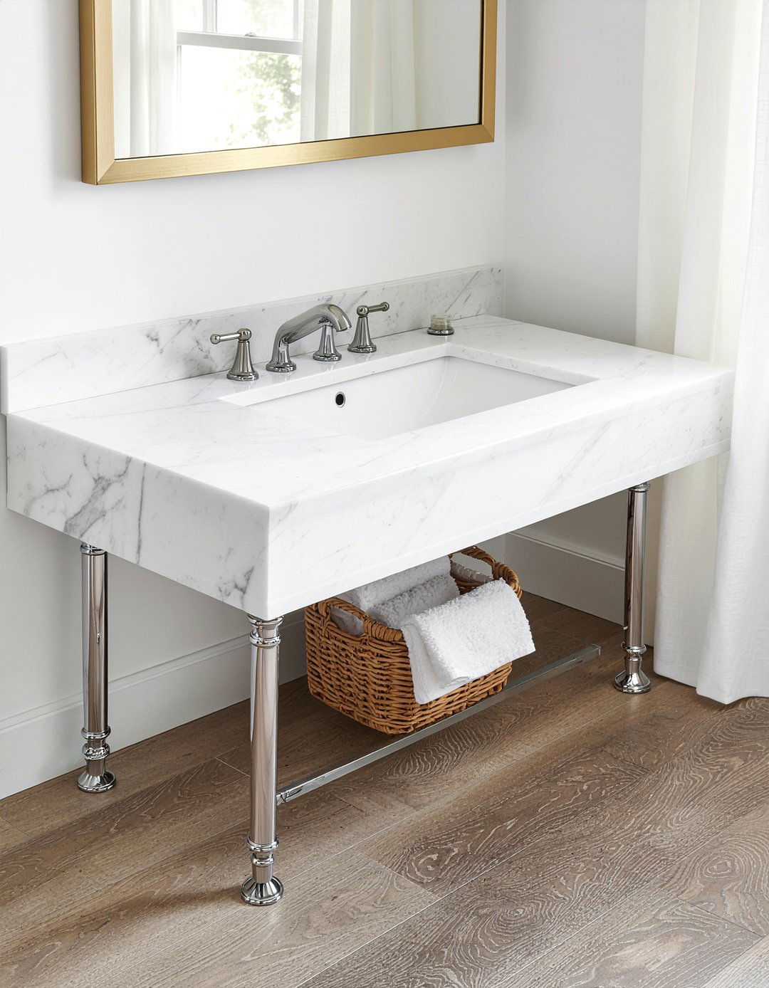 Marble Washstand - 30 bathroom period style ideas