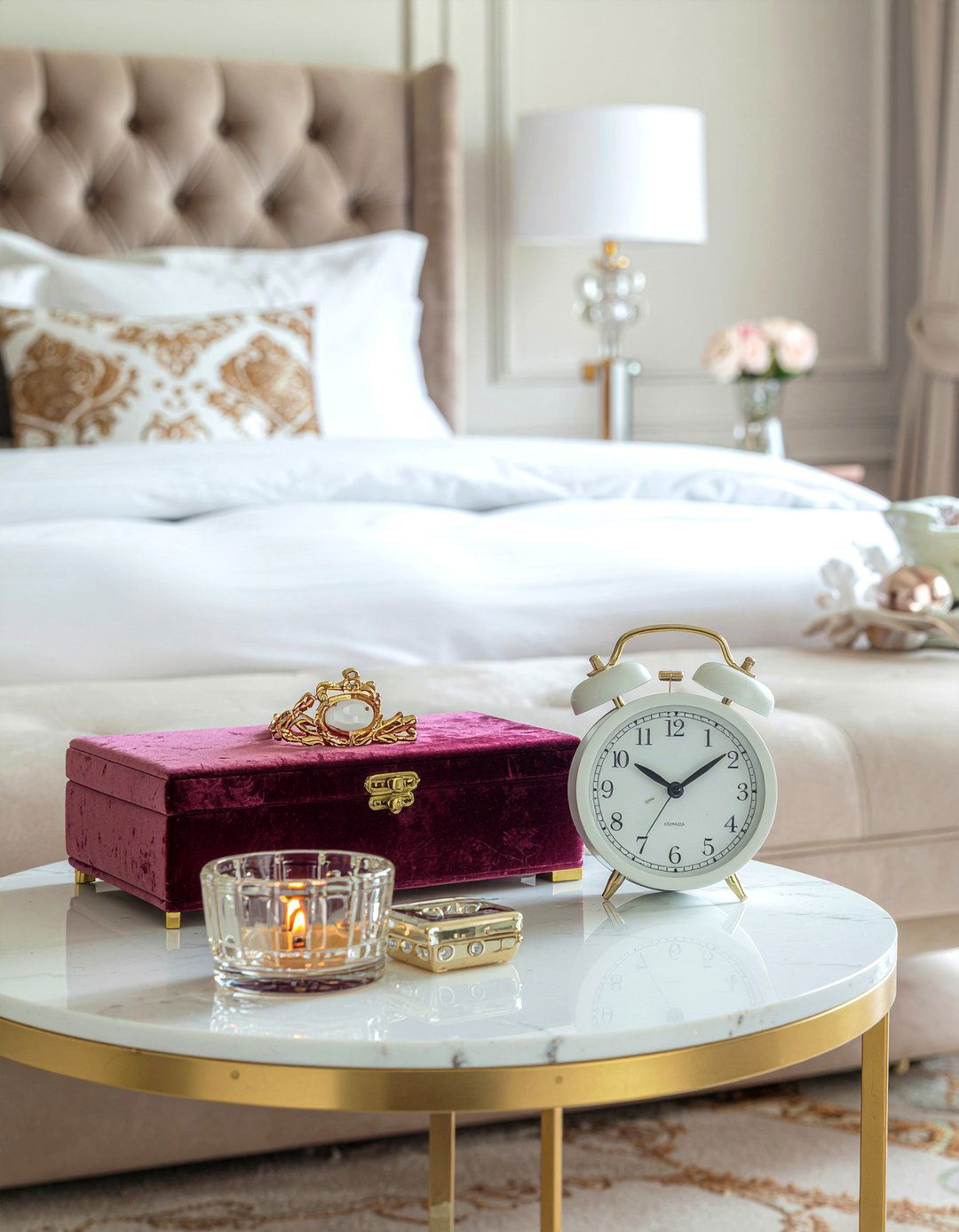 Marble alarm clock - 30 bedroom alarm clocks