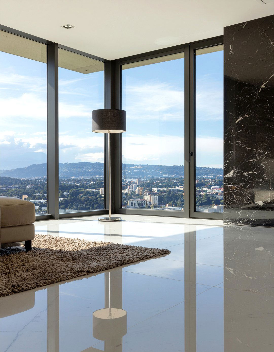 Marble base floor lamp - 30 living room lamps