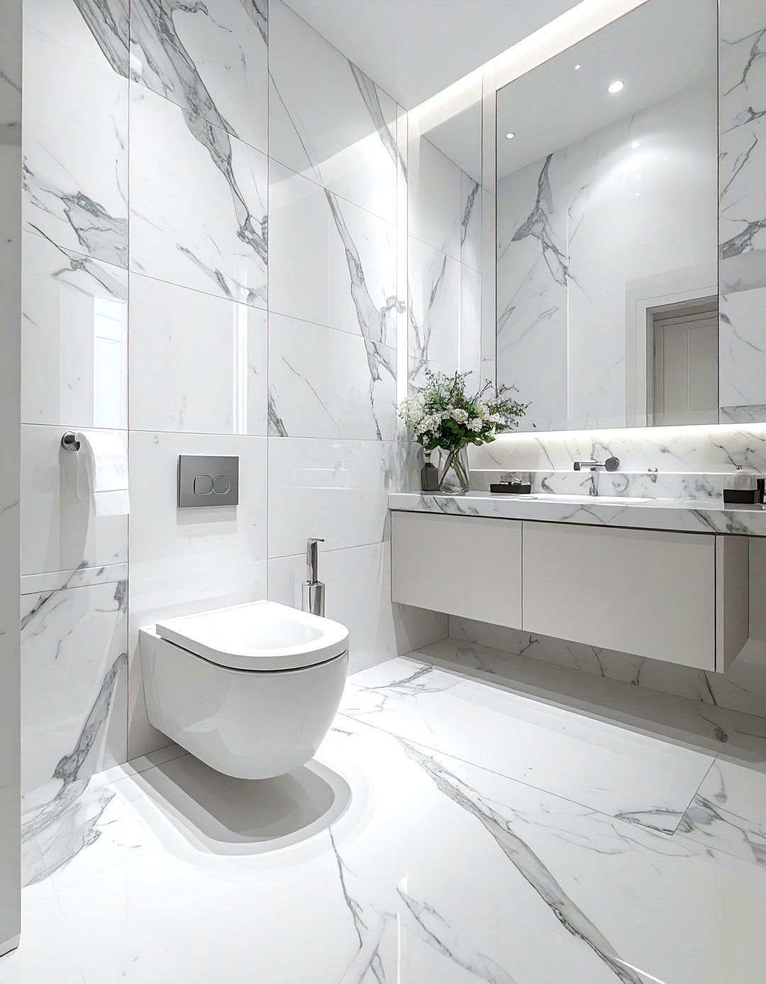 Marble bathroom bidet toilet - 30 bidet toilet ideas