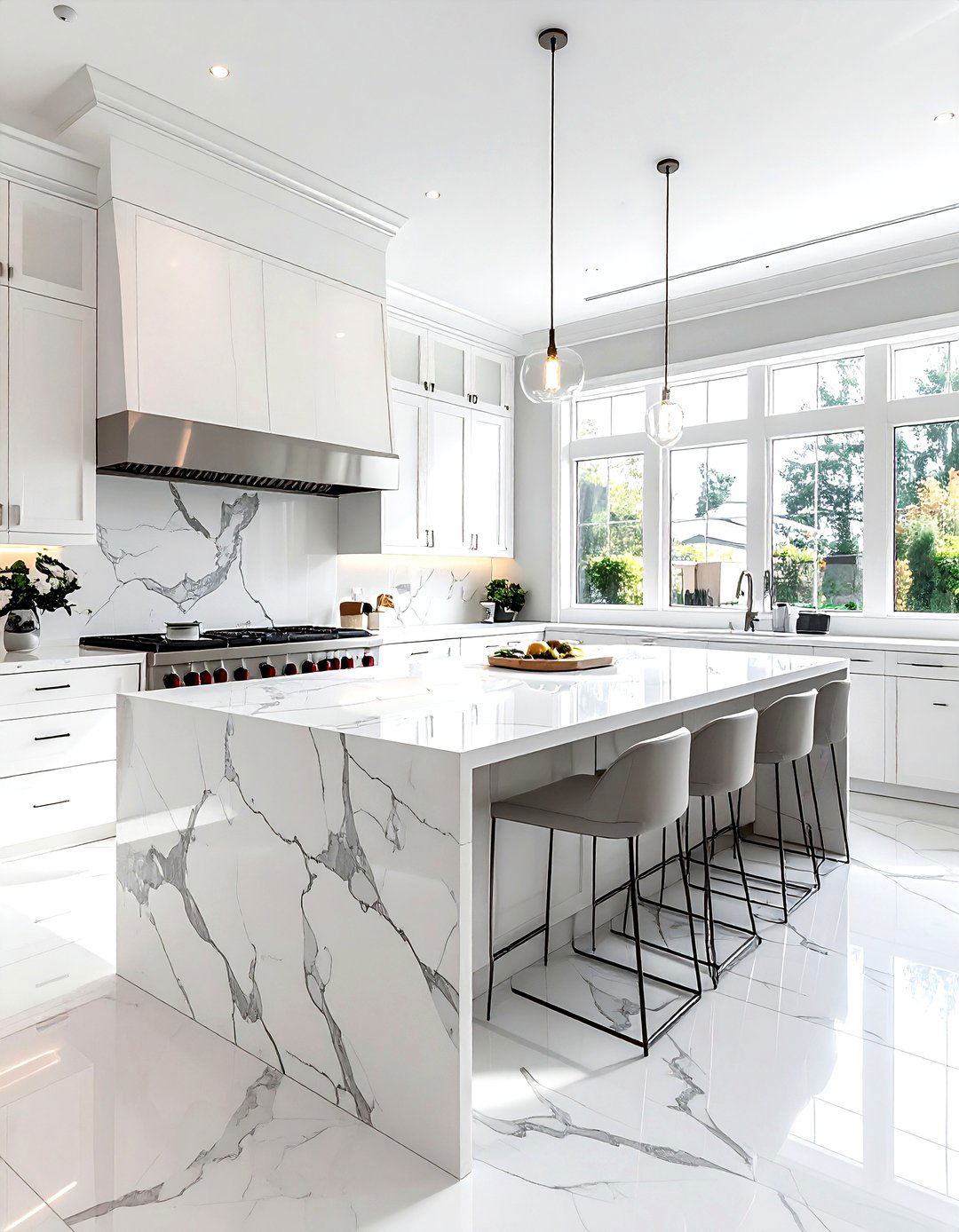 Marble countertops - 30 forever kitchen ideas