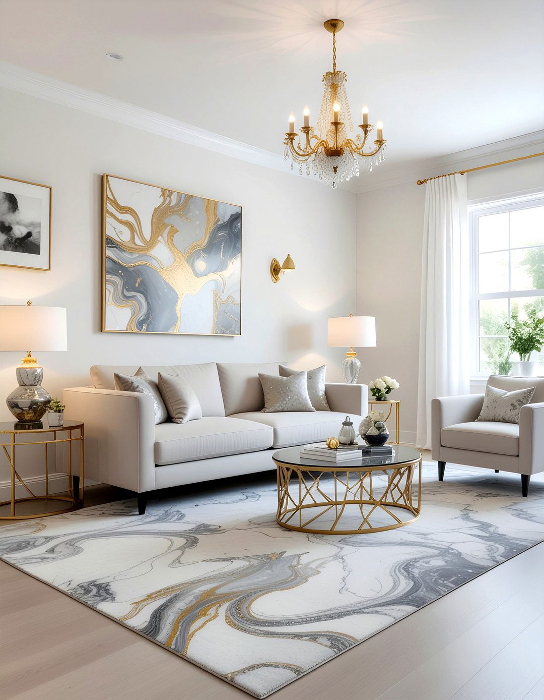 Marble pattern rug living room - 30 living room area rugs