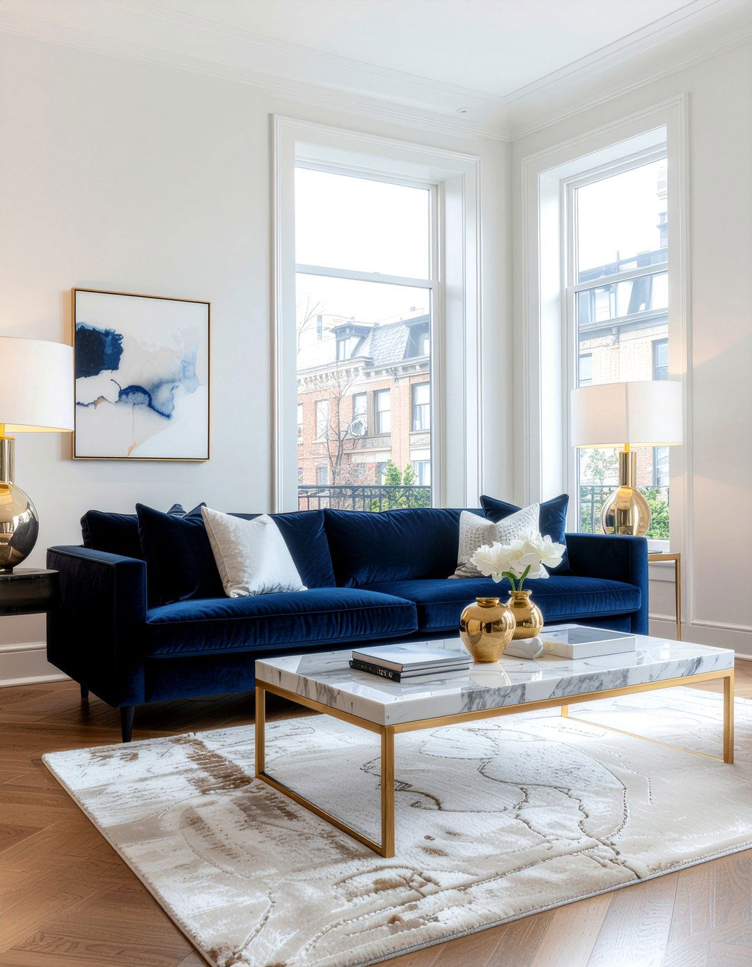 Marble side table - 30 living room side tables