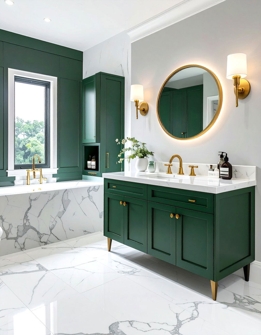 Marble top bathroom vanity - 30 DIY bathroom vanity ideas