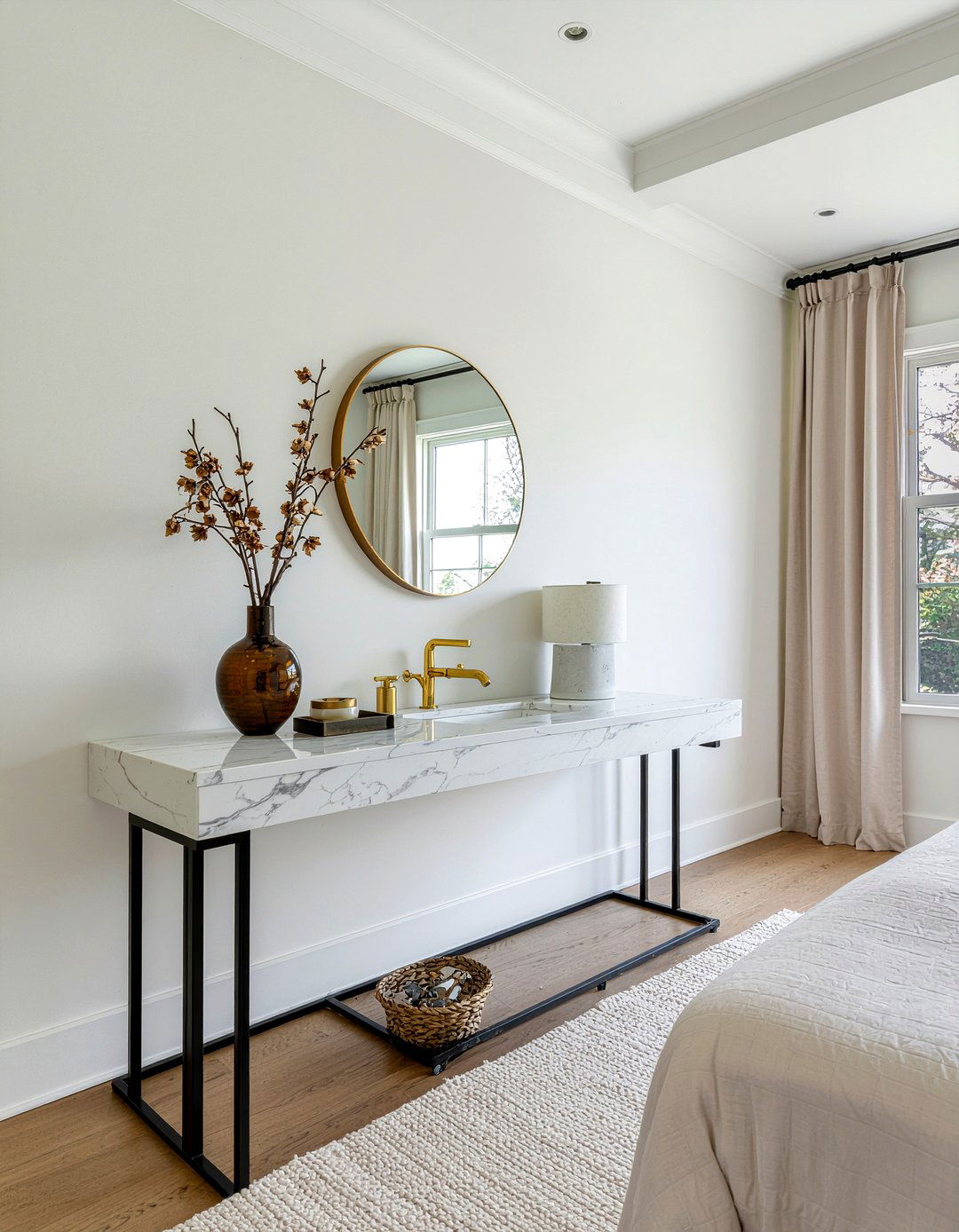 Marble vanity - 30 bedroom vanities