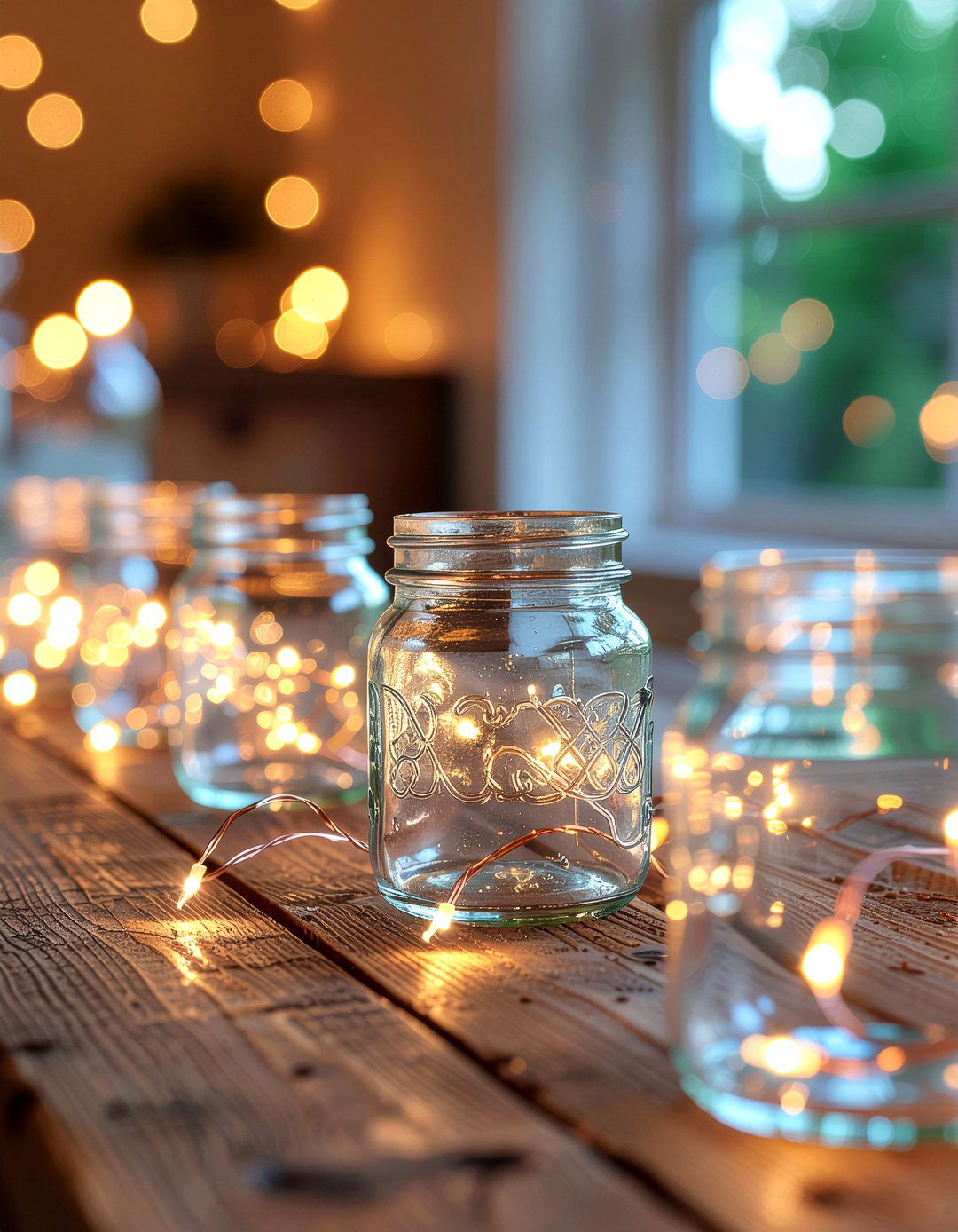 Mason jar fairy lights - 30 fairy light ideas
