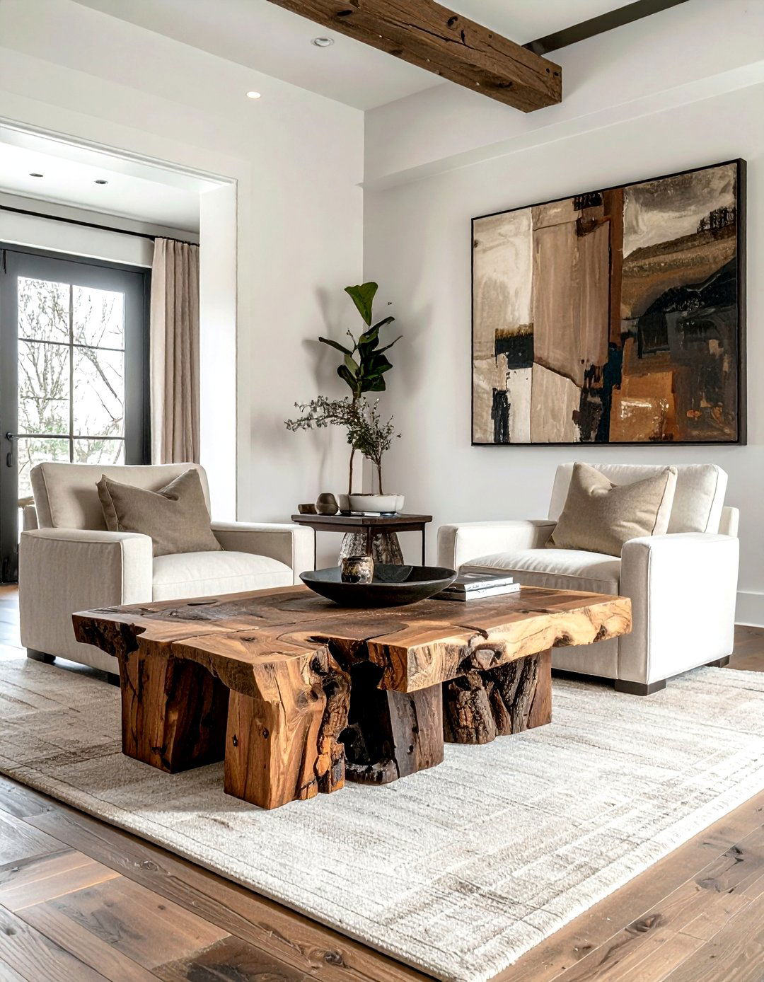 Massive Coffee Table - 30 decor scale ideas