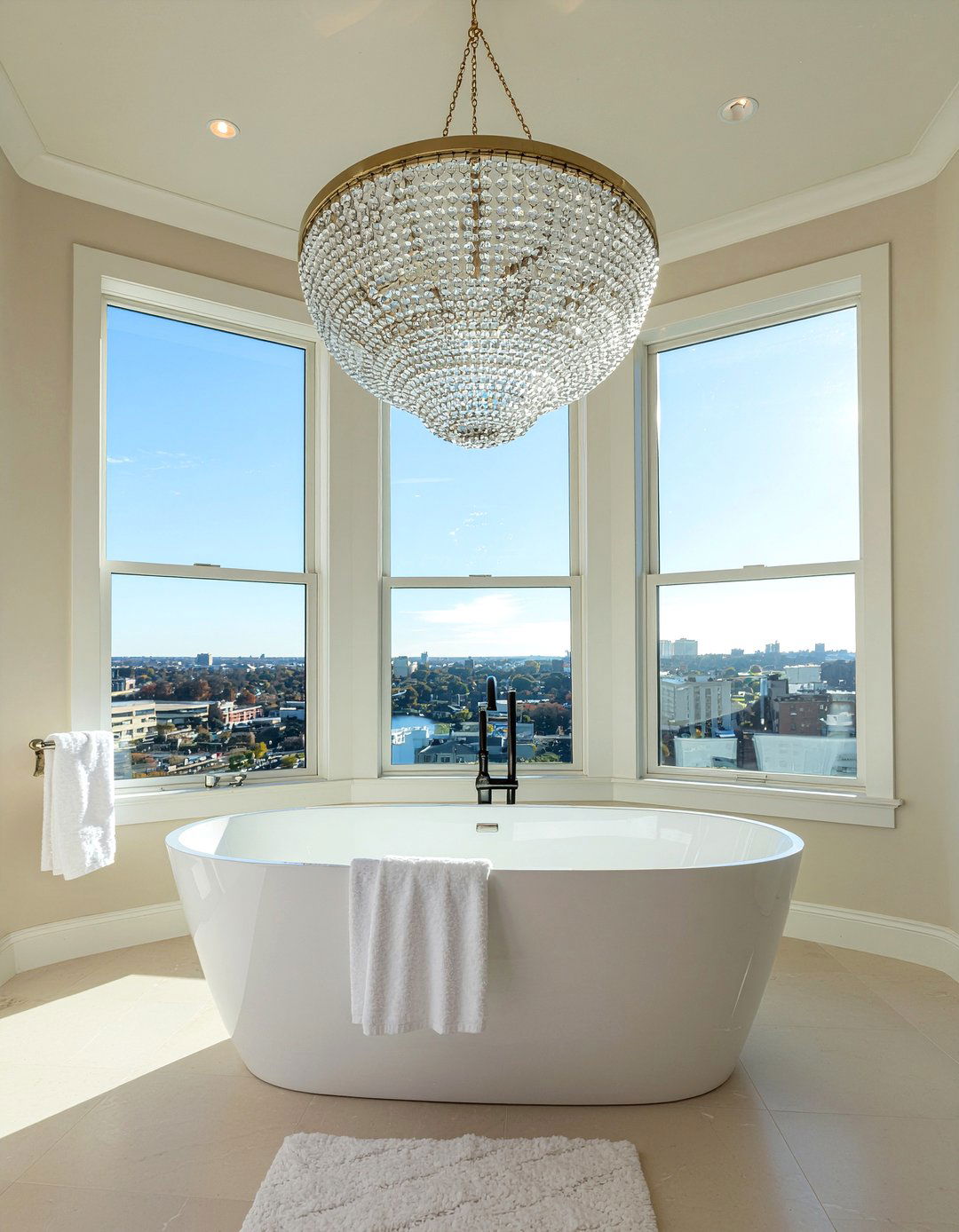 Master Bathroom Chandelier - 30 master bathroom ideas