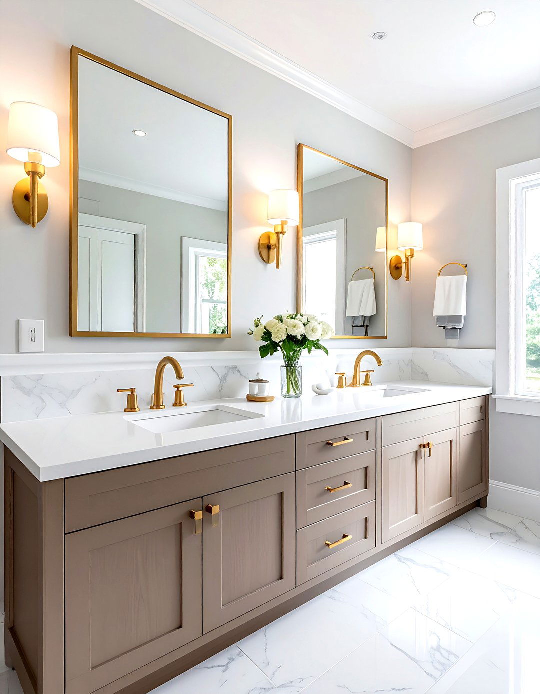 Master Bathroom Double Vanity - 30 master suite ideas