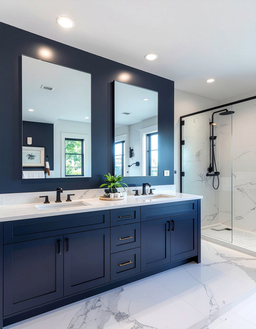 Master Bathroom With Double Vanity - 30 bathroom layout ideas