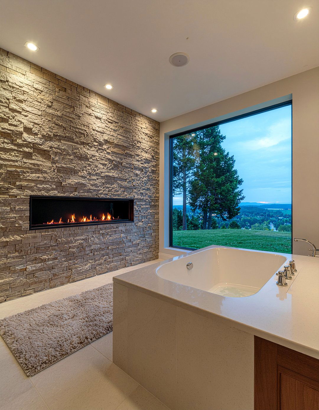 Master Bathroom With Fireplace - 30 master bathroom ideas