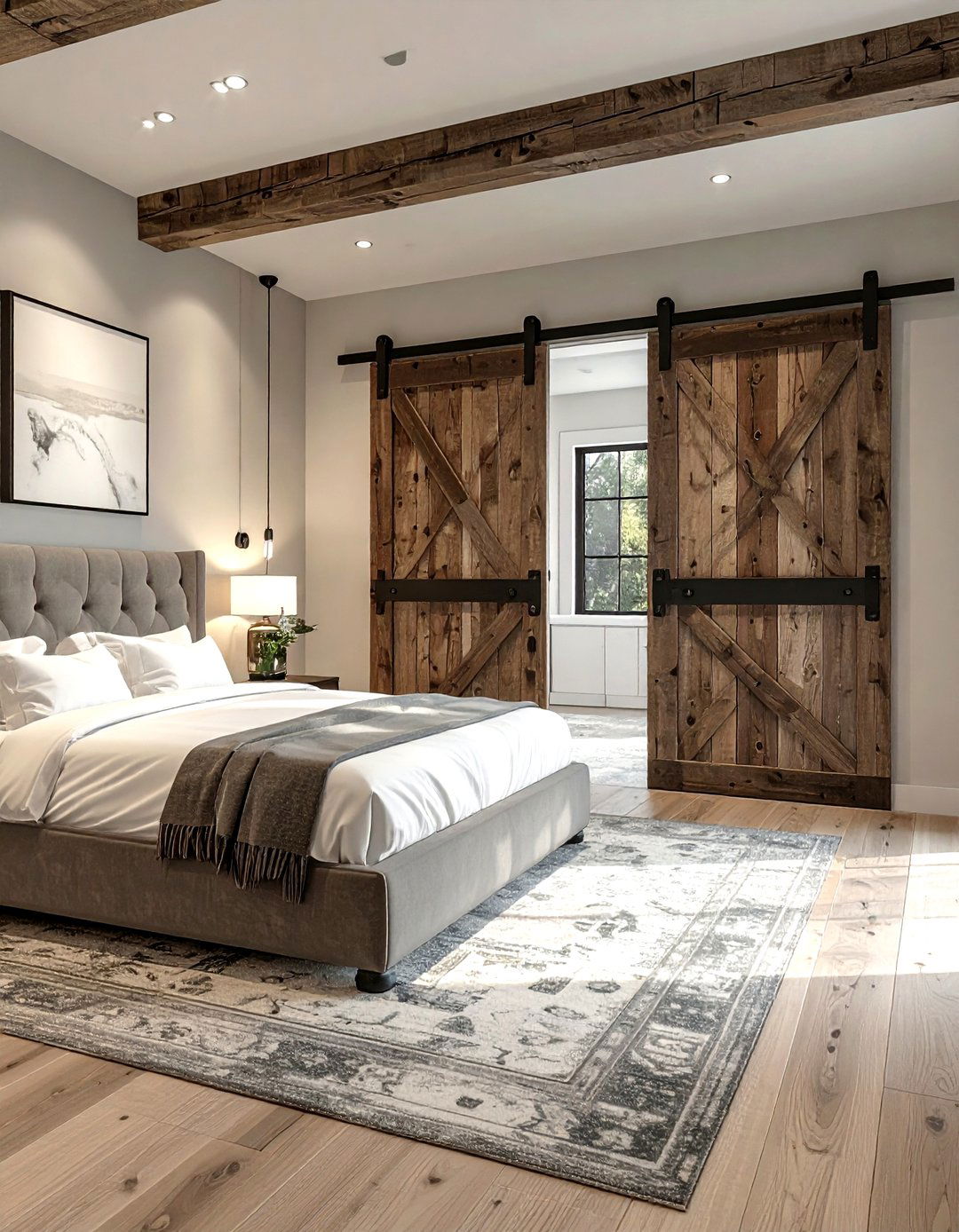 Master Bedroom Barn Door - 30 master suite ideas