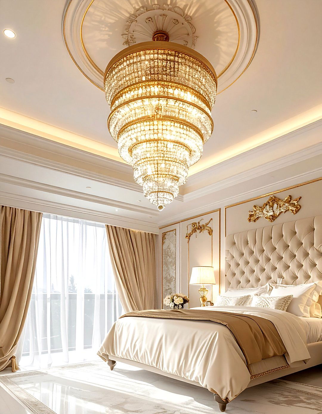 Master Bedroom Chandelier - 30 bedroom lighting design