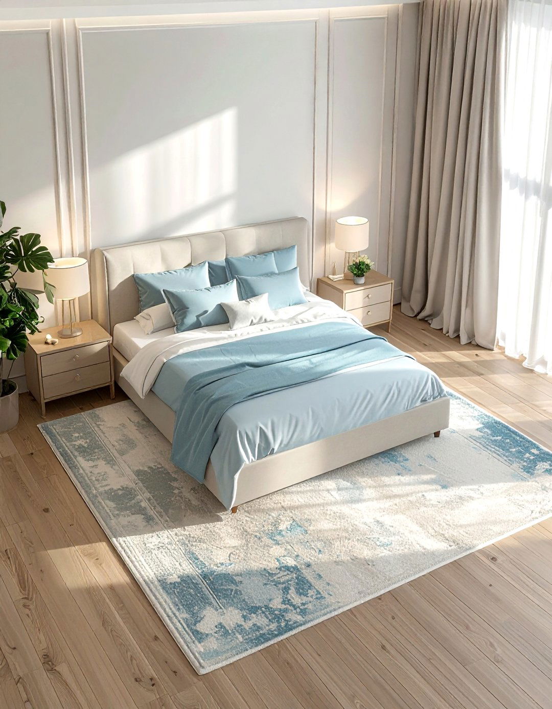 Master Bedroom Floor Plan - 30 bedroom space planning ideas