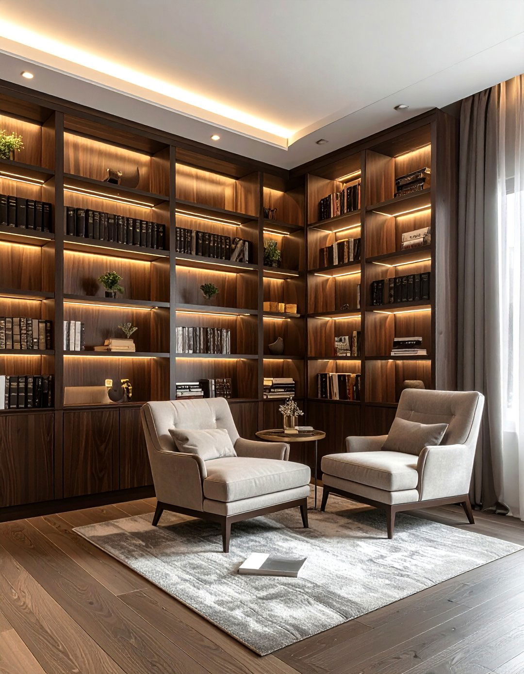 Master Bedroom Library Wall - 30 master suite ideas