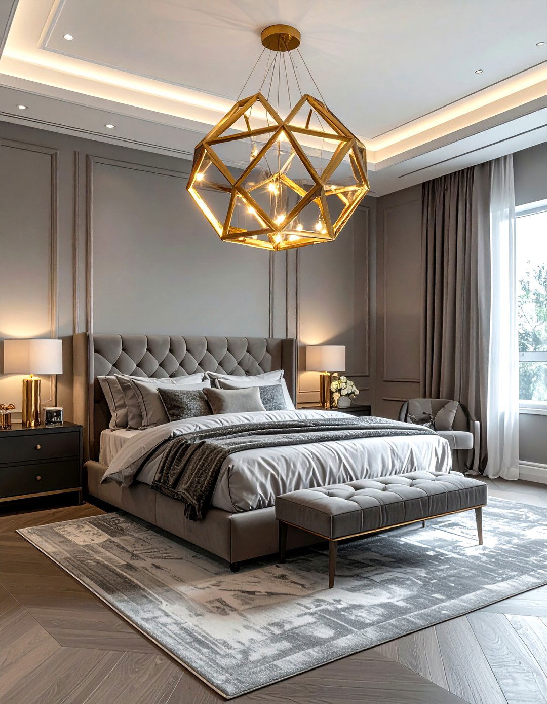 Master Bedroom Modern Chandelier - 30 master suite ideas
