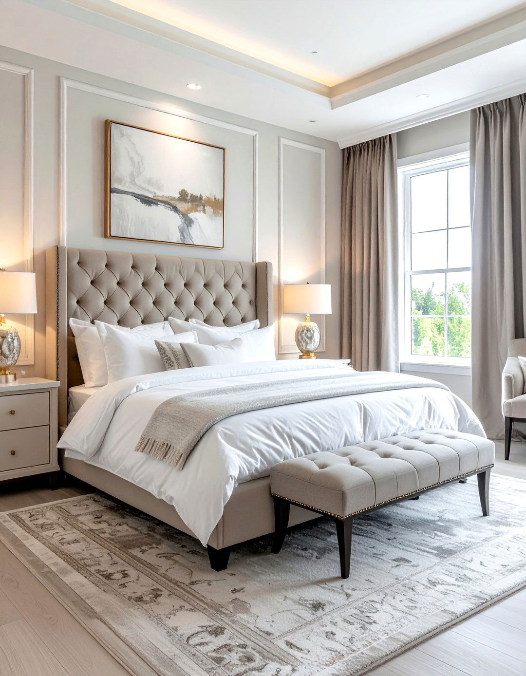 Master Bedroom Suite - 30 model home decor ideas