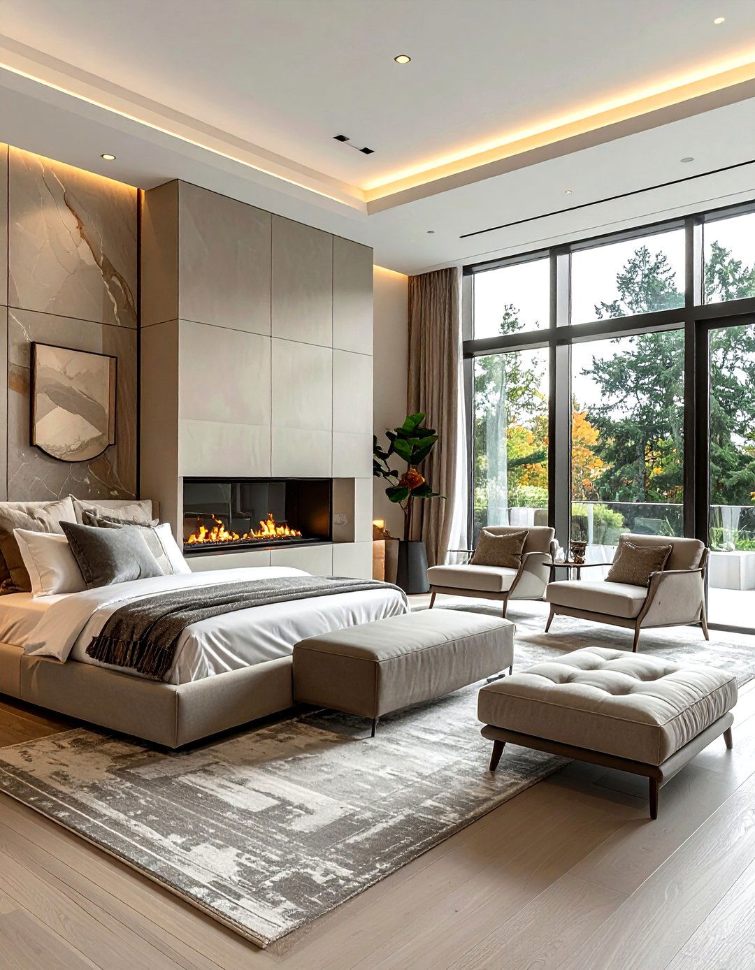 Master Bedroom With Fireplace - 30 master suite ideas