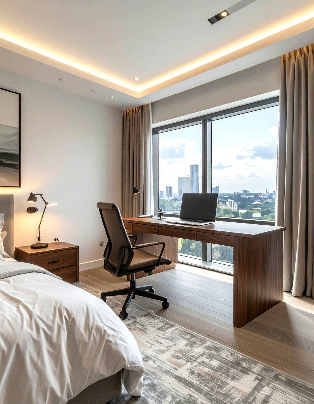 Master Bedroom With Workspace - 30 master suite ideas