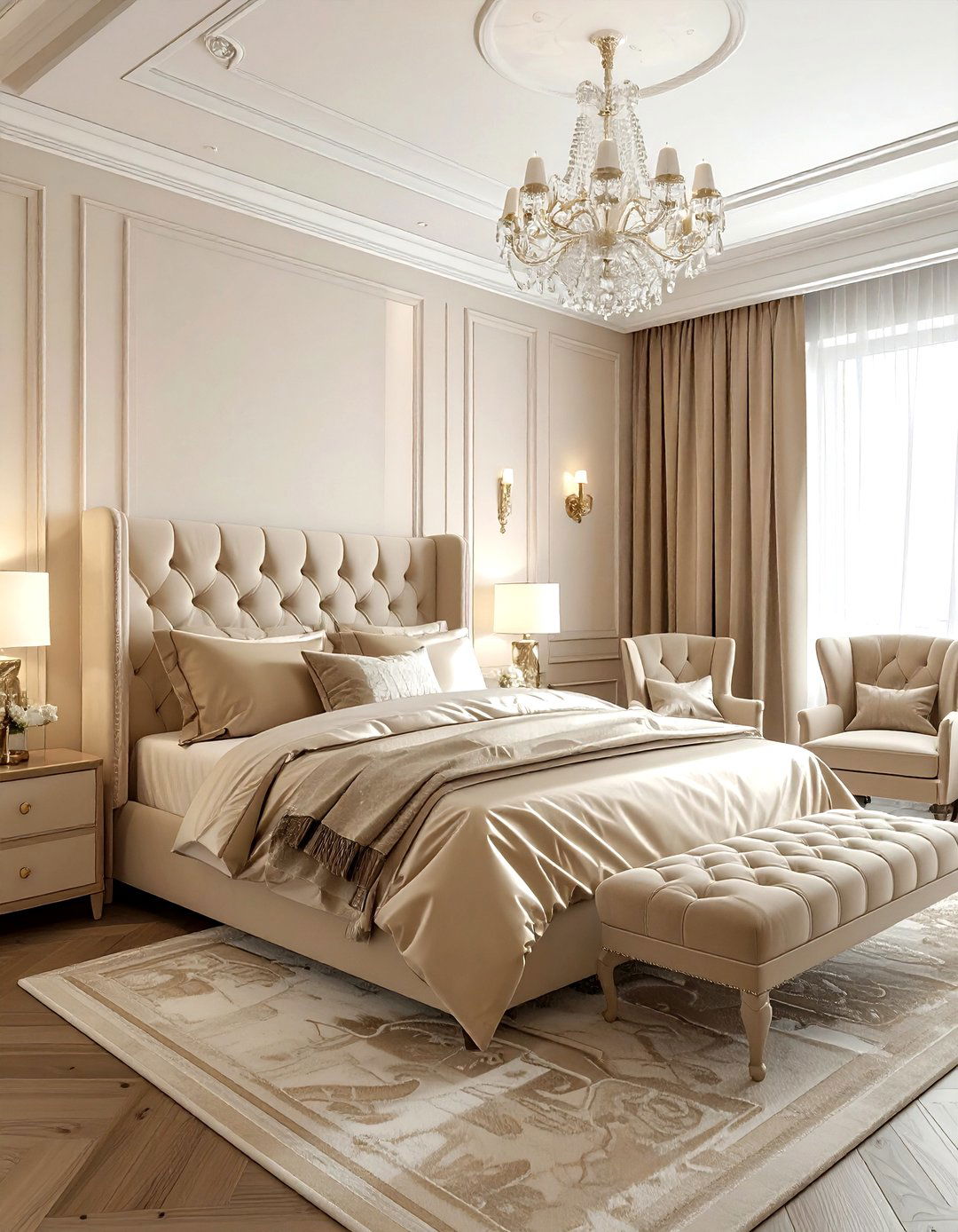 Master Beige Bedroom - 30 beige bedroom ideas