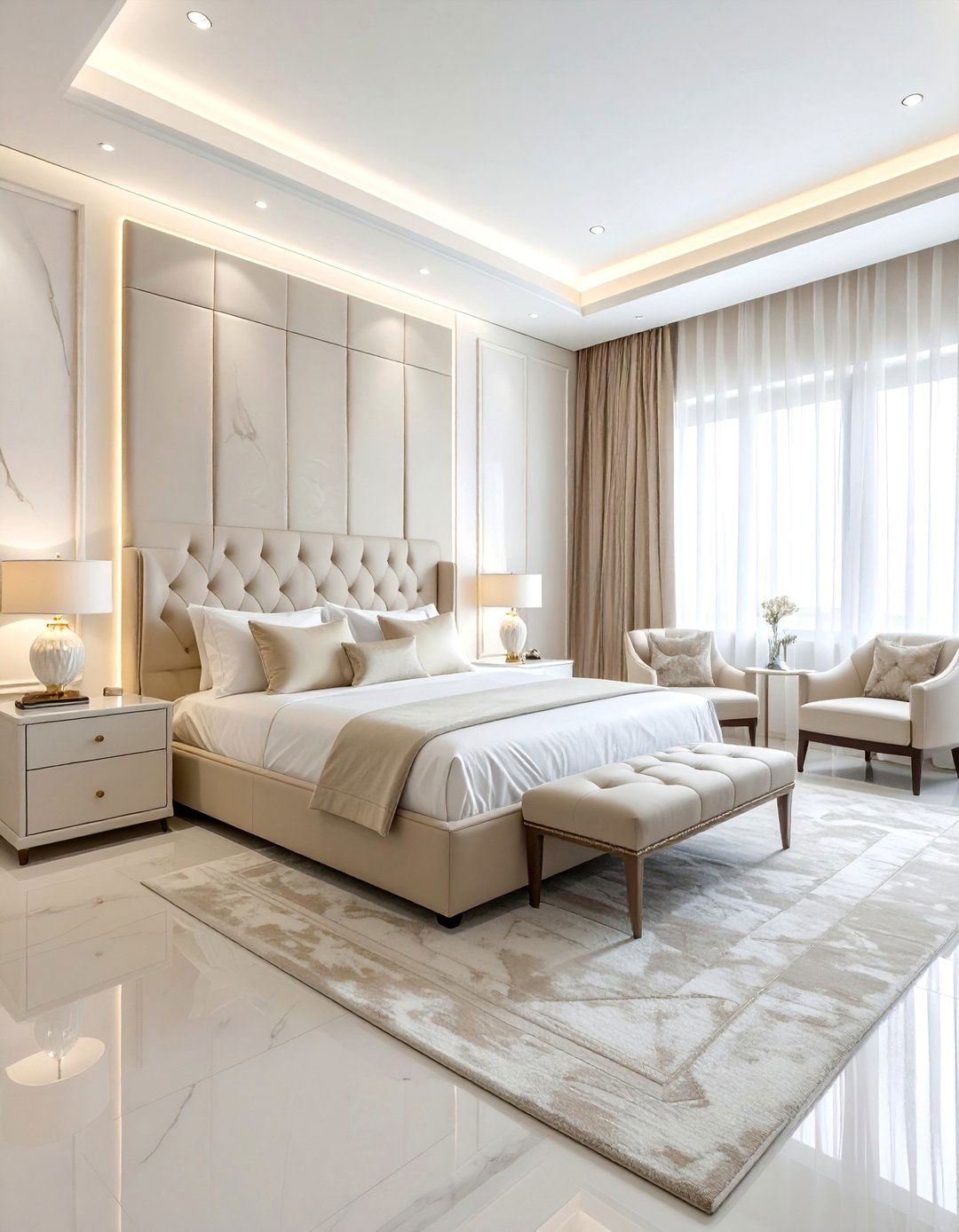 Master Cream And White Bedroom - 30 cream and white bedroom ideas